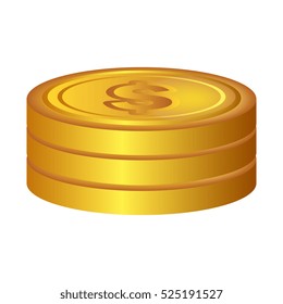 coin money isolated icon
