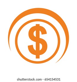 coin money isolated icon