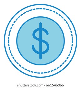 coin money isolated icon