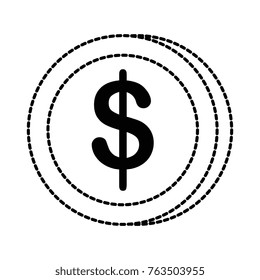 coin money isolated icon