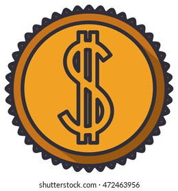 coin money isolated icon vector illustration design
