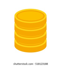 coin money isolated icon vector illustration design