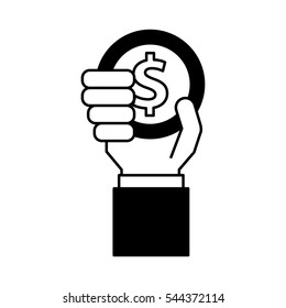 coin money isolated icon vector illustration design