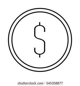 coin money isolated icon vector illustration design