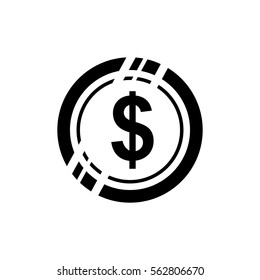 Coin money isolated icon vector illustration graphic design