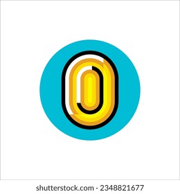 coin pixel icon logo design
