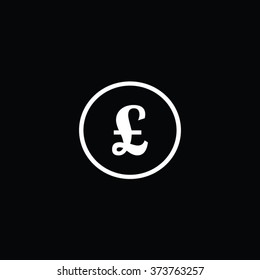 Coin - Pound Thin Line Single Icon