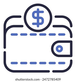 Coin Purse icon for web, app, infographic, etc