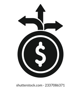 Coin reserve icon simple vector. Money finance. Business capital