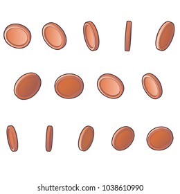 Coin Rotate Sprite Sheet