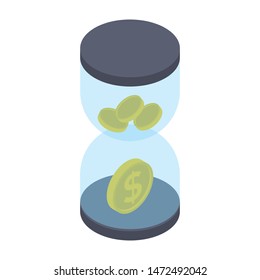 Coin savings box vector design 