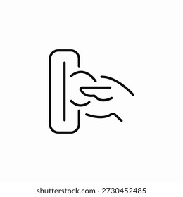 Vector de signo de icono de ranura de moneda