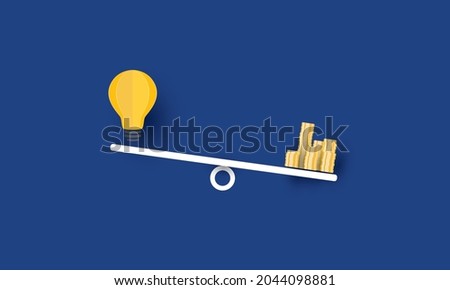 Similar – Image, Stock Photo Stack of weights for erecting construction fences with color markings