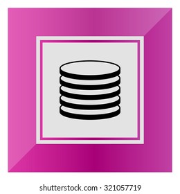 Coin stack icon