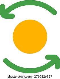 Coin transfer vector design in modern style, online money transfer and financial transaction concept, digital banking illustration. Flat Icon