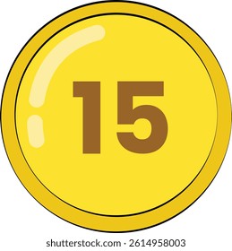 Coin vector design for Game Property