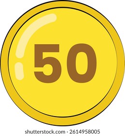 Coin vector design for Game Property