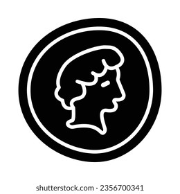 Icono De Glifo Vector De Monedas Para Uso Personal Y Comercial.

