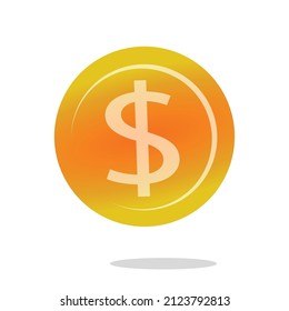 Vector de monedas bueno para emoticono