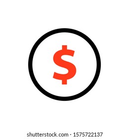 Coin vector icon in here