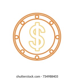coin vector illustration