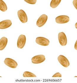 Coin Vector, Coin Vector Illustration Background