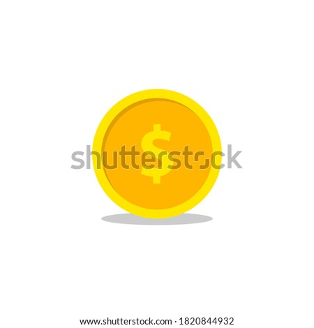 Coin vector illustration vector graphic