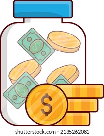 coin  Vector illustration on a transparent background. Premium quality symmbols. Vector line flat icons for concept and graphic design. 
