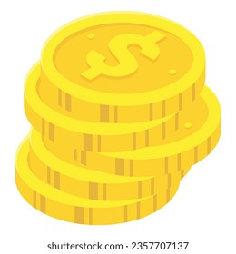 Coin vector illustration for your finance design