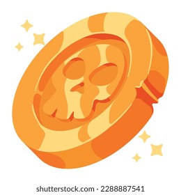 coin video game isolated icon