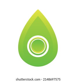 Logo-Design-Symbol für Münzwasser-Farbverlauf-Logo