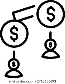 Monedas y billetes de dólar flotando en el concepto de aire medio como monedas y billetes de dólar suspendidos en el aire aislado en un fondo blanco. El dinero flotante simboliza las ganancias del éxito empresarial y el crecimiento del mercado. en Photo Stock Concept, espacio de copia para publicidad o Anuncio con Photo Realistic como detalle de alta calidad --ar 7:2