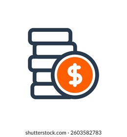 Coins for Expedition Vector Icon