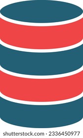 Coins Glyph Two Color Icon For Personal And Commercial Use.

