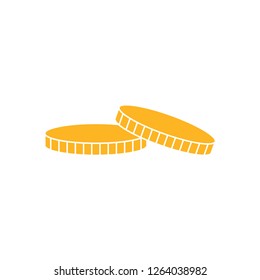 Coins graphic icon design template isolated vector