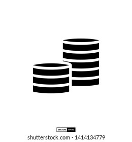 Coins icon, design inspiration vector template for business and financial web design or mobile app
