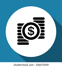 Coins icon eps 10