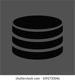 coins icon flat design