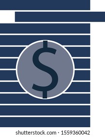 Coins icon on white background vector image