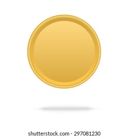 Coins icon on a white background. Vector Illustration