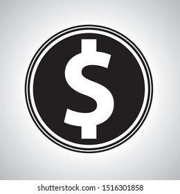 coins icon symbol vector design illustration