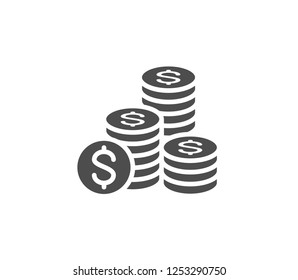 Coins icon . Vector . EPS 10