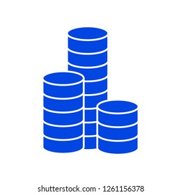 Coins icon. Vector illustration