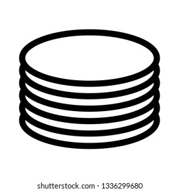 coins icon vector. coins  symbol