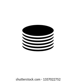 coins icon vector. coins  symbol
