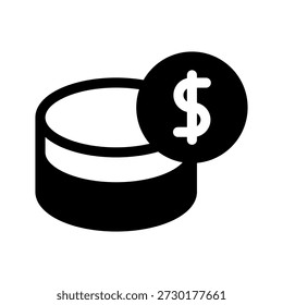 Ilustração de design de símbolo de vetor de ícone de moedas
