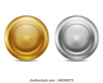 Coins Isolated on White