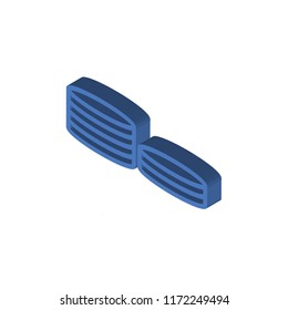 Coins isometric left top view 3D icon
