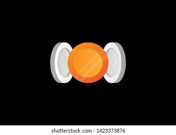 Coins Money Cash Gold and Silver Vector Illustration
