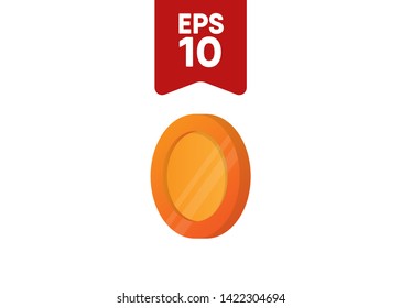 Coins Money Golden Vector Illustration